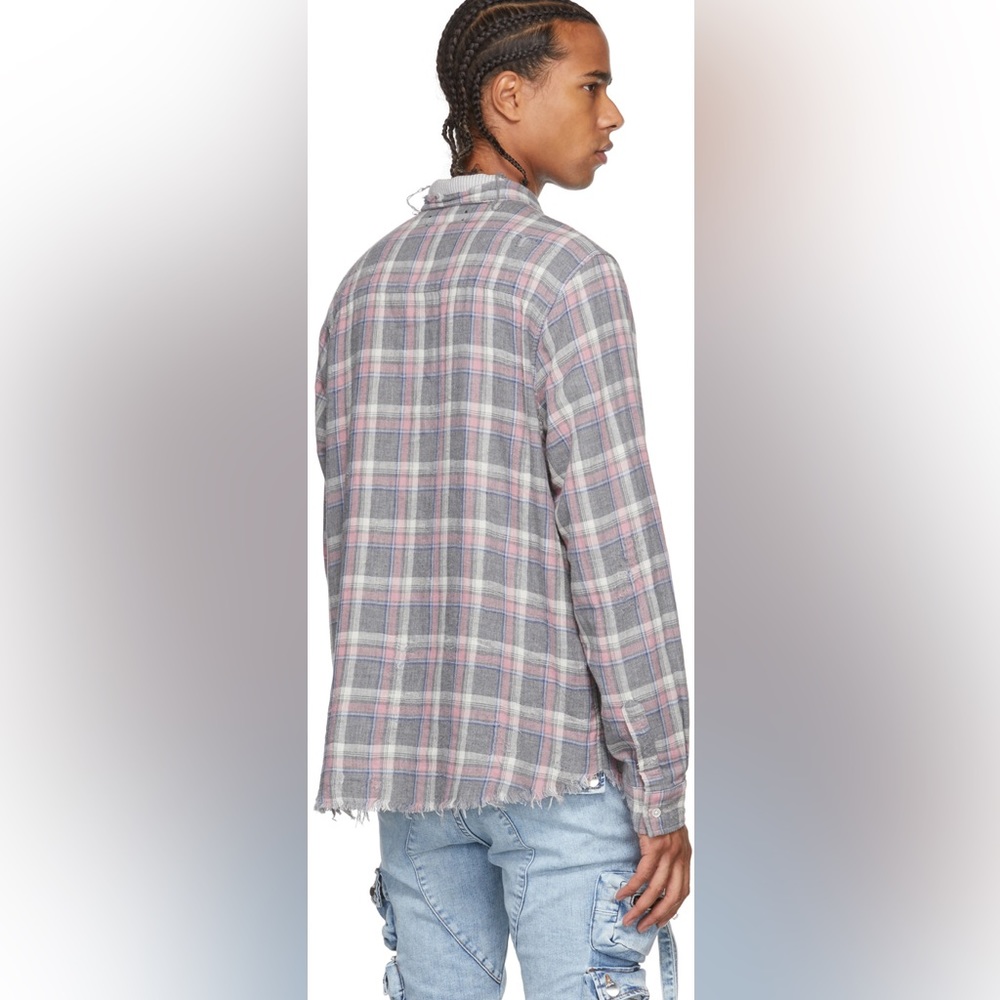 Authentic Amiri flannel plaid shirt - Men Size Medium